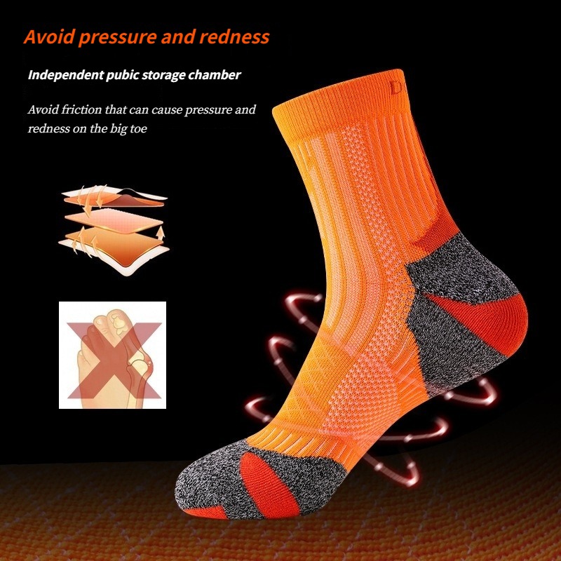 스포츠 양말 습기 흡수 전문 마라톤 러닝 양말 통기성  - Athletic Sock Cushion 리뷰 및 가격
