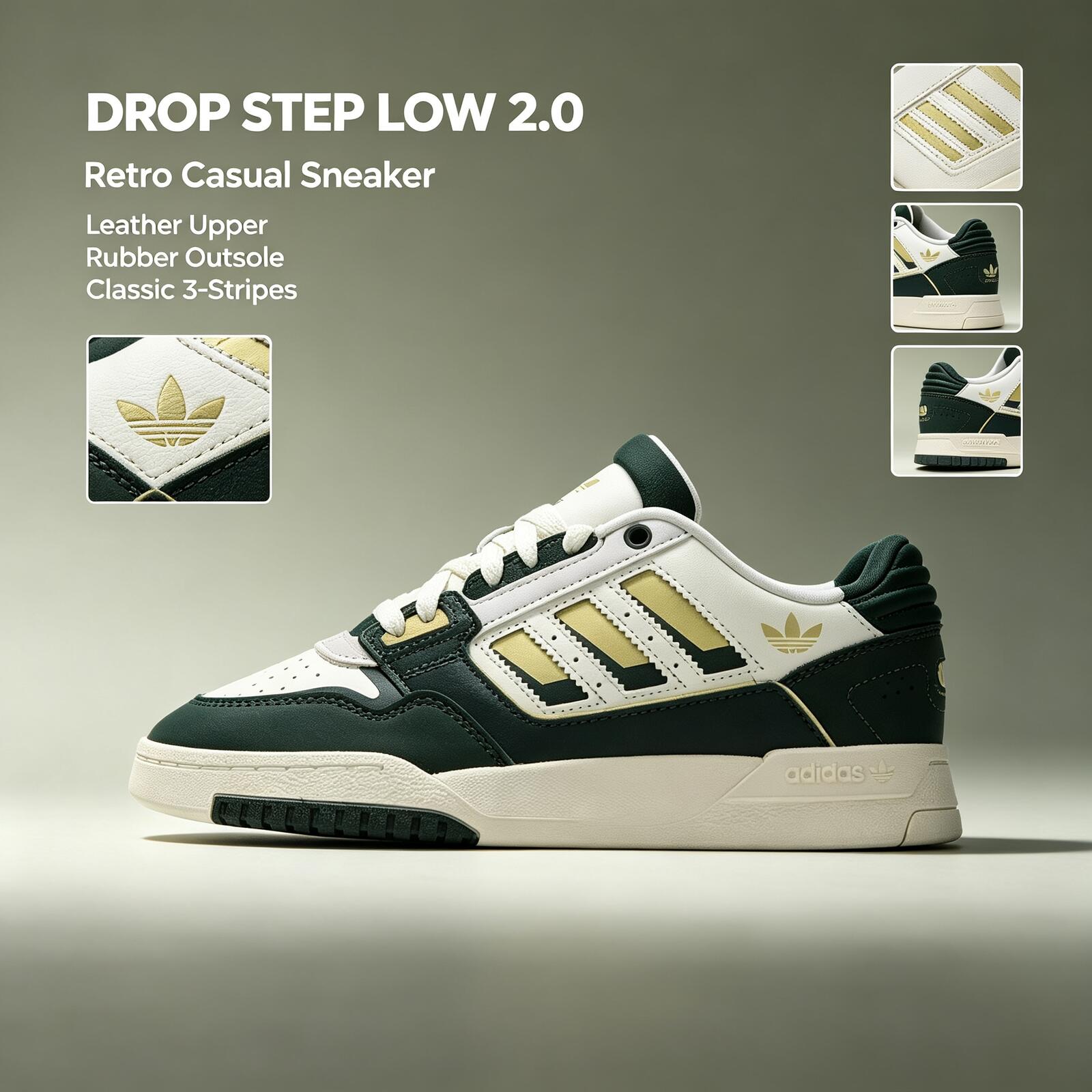 아디다스 오리지널스 드롭 스텝 2.0 JQ0105, 마 - Adidas Shoes Superstar 리뷰 및 가격