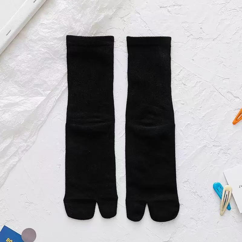 캔디 컬러의 중간 길이 타비 양말, 부드러운 골지 소재 - Toe Sock Split 리뷰 및 가격